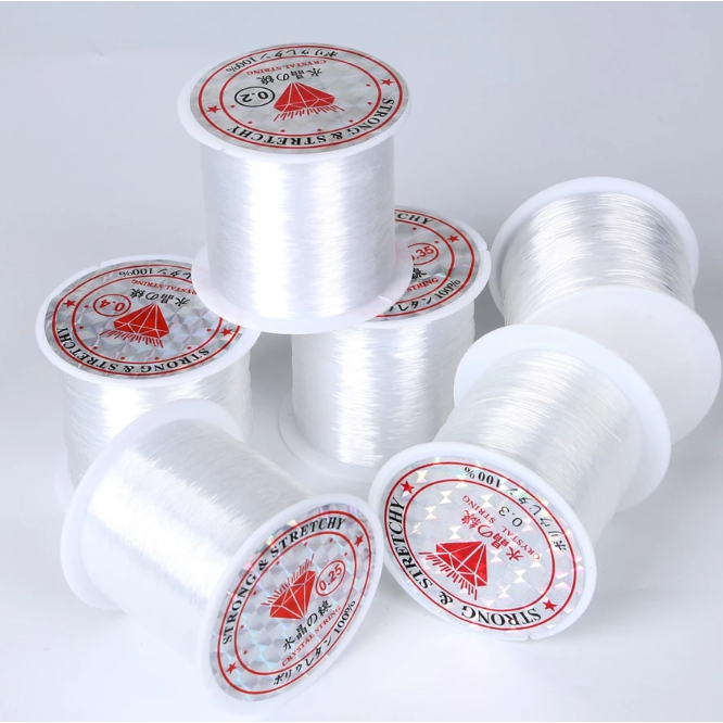 Benang Nilon 0,2 mm Nylon Transparan