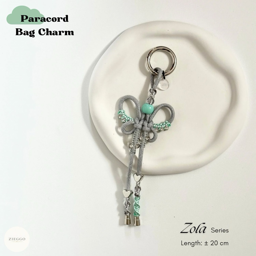 [ZIEGGO Bag Charm] Zola Bag Charm | Gantungan Tas Paracord Premium