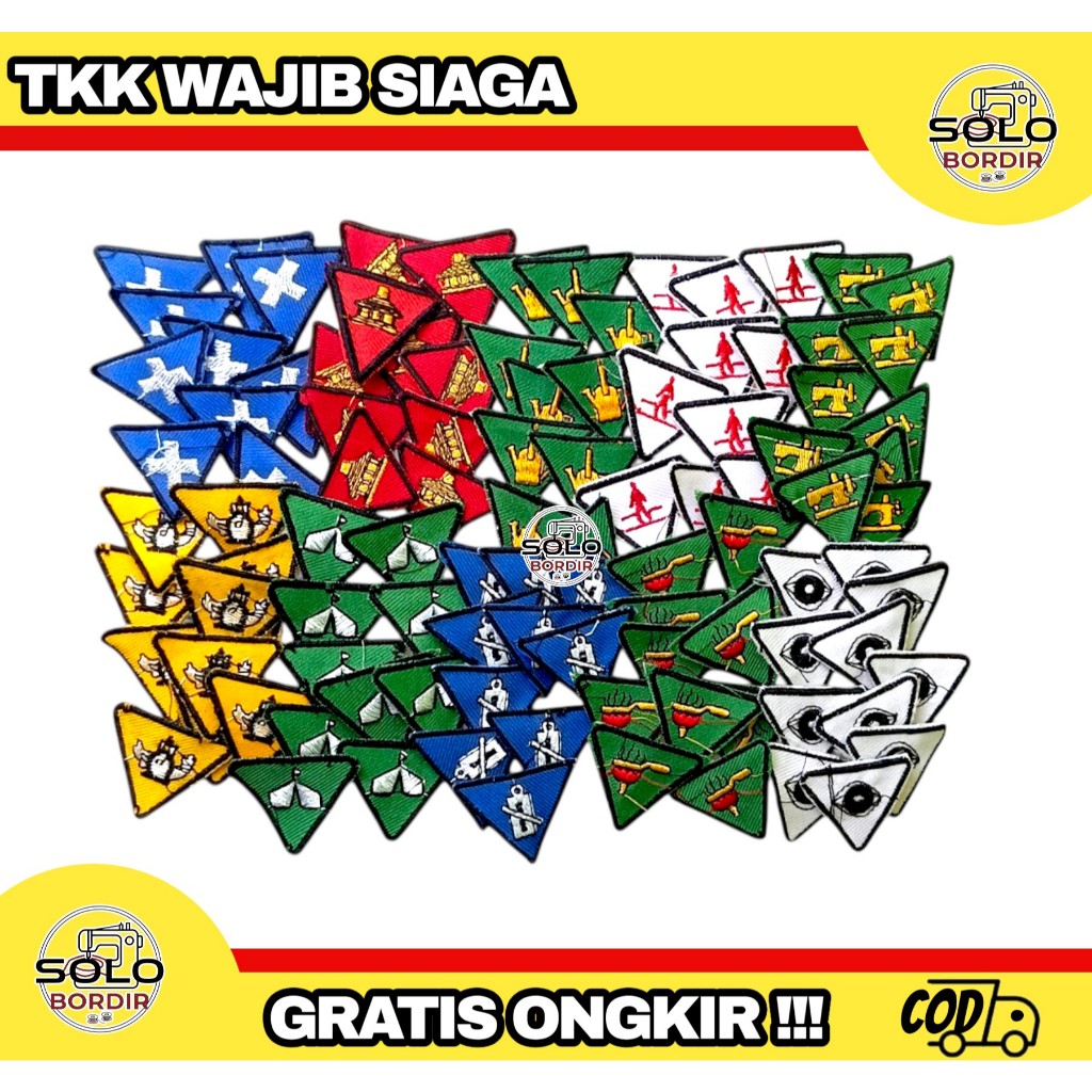 Tkk Wajib Siaga Bordir Tkk wajib SD/MI