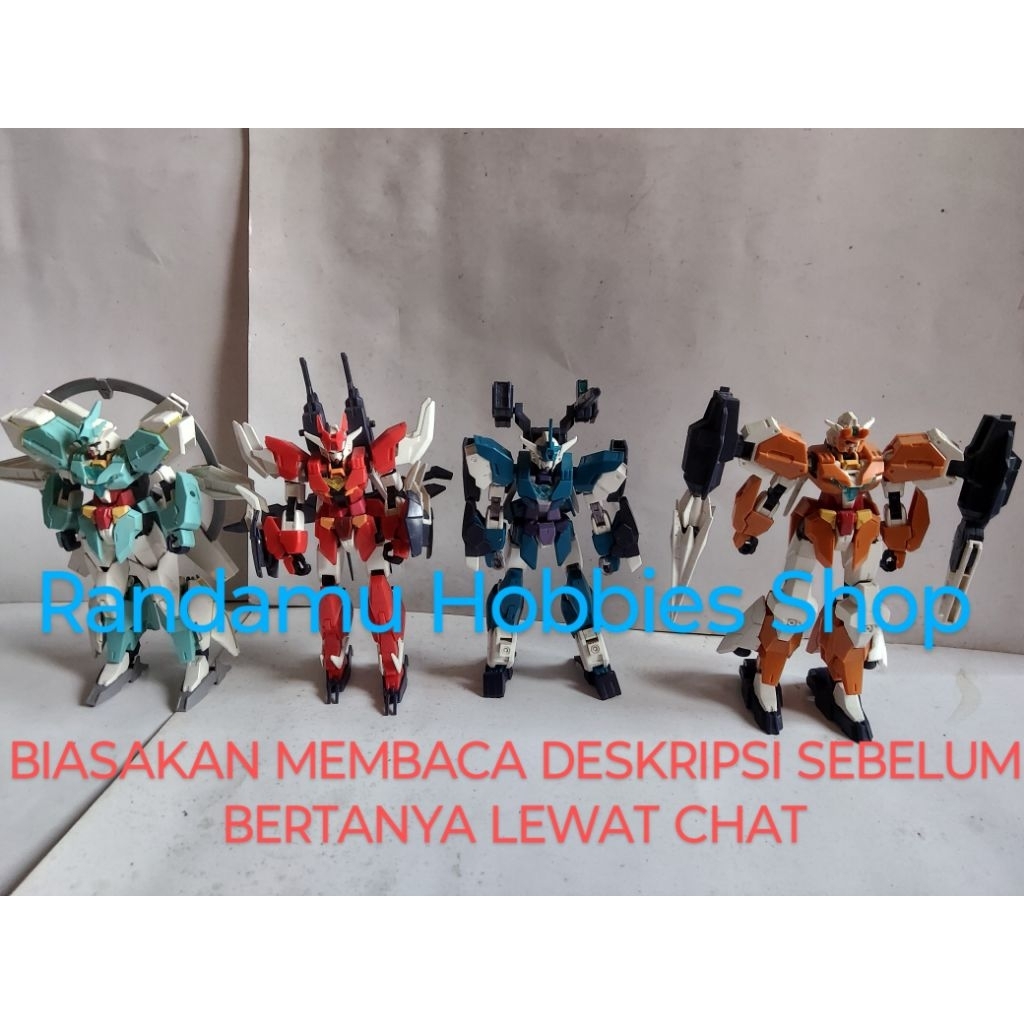 Set 4 HG Gundam Veetwo, Marsfour, Saturnix, & Nepteight [Bukan Bandai] - ( TAG : Amazing Strike Free