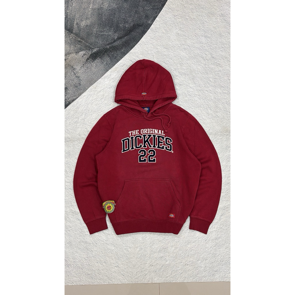 dickies hoodie velvet maroon
