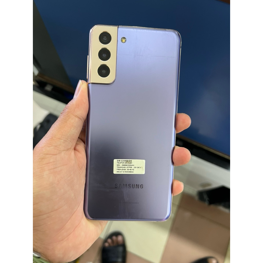 Samsung s21 plus ram 8/256 second resmi sein unit plus carger termurah