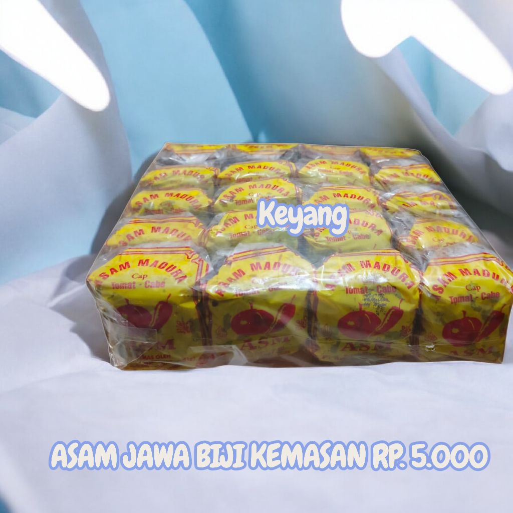 ASAM JAWA BIJI CAP TOMAT CABE KEMASAN RP. 5.000 ( 100 GRAM ) / ASAM JAWA / ASEM JAWA