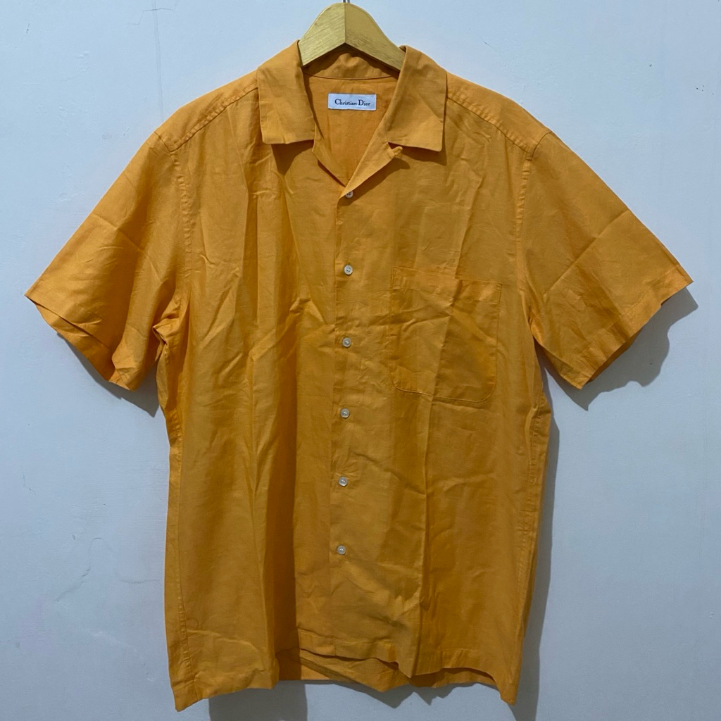 Christian Dior Vintage Shortsleeve Kemeja Authentic