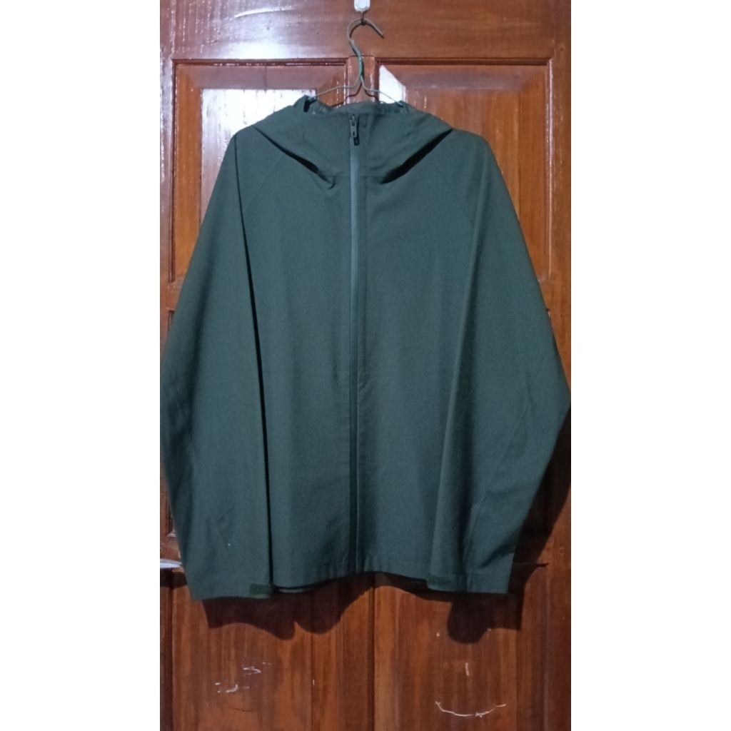 Uniqlo Men Blocktech Parka Jacket, Army Green