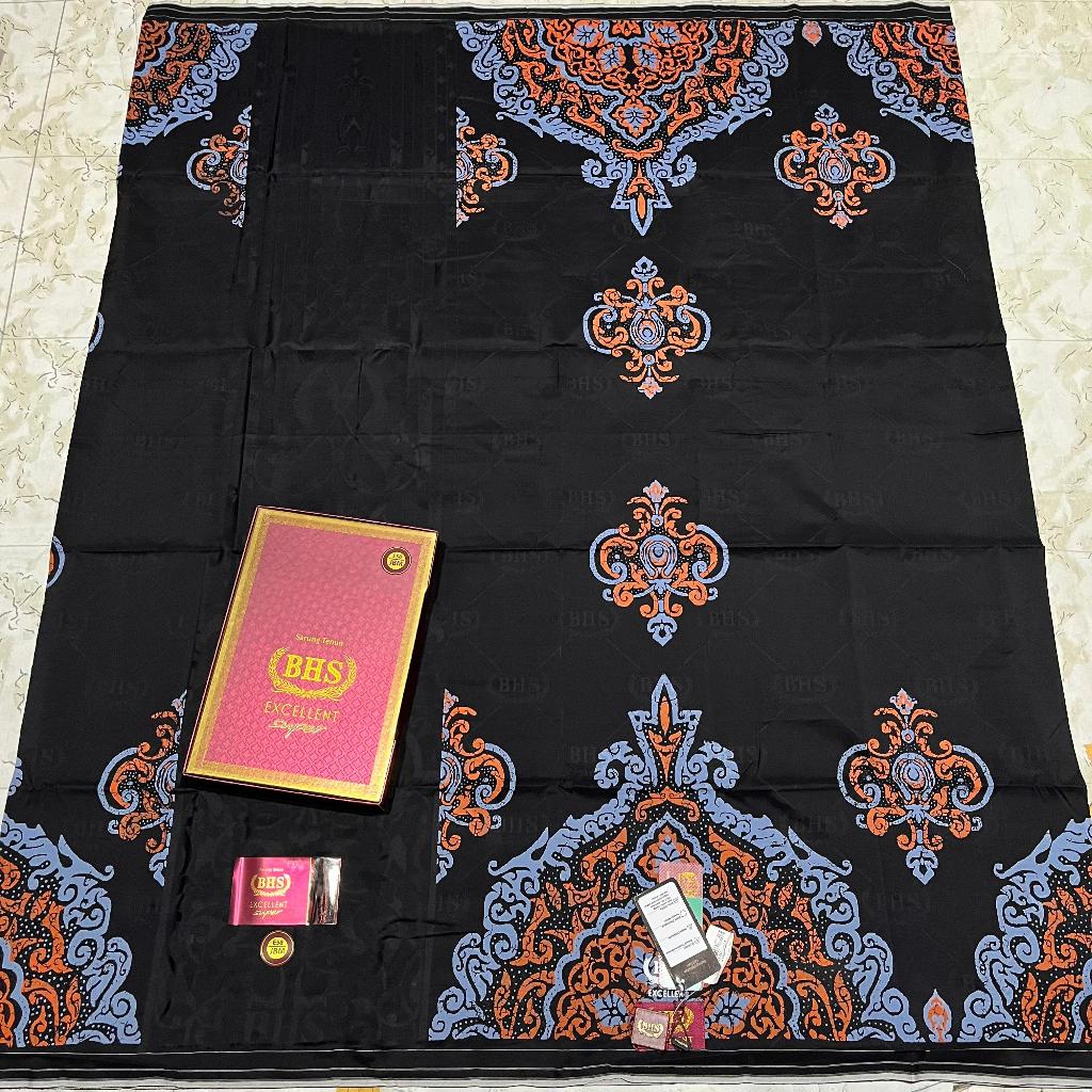 Sarung BHS Excellent JBM Motif Batik Songket BHS Langka Grade Gold Dewasa