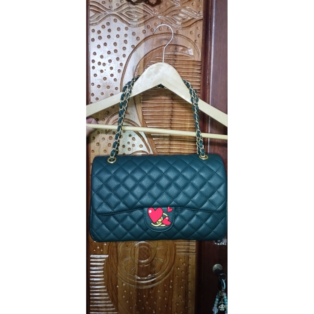 Sling Bag Emerald Green New
