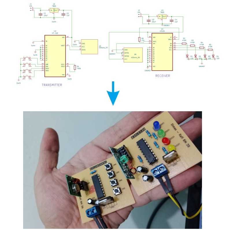 Jasa Desain skematik desain pcb cetak pcb dan solder pcb