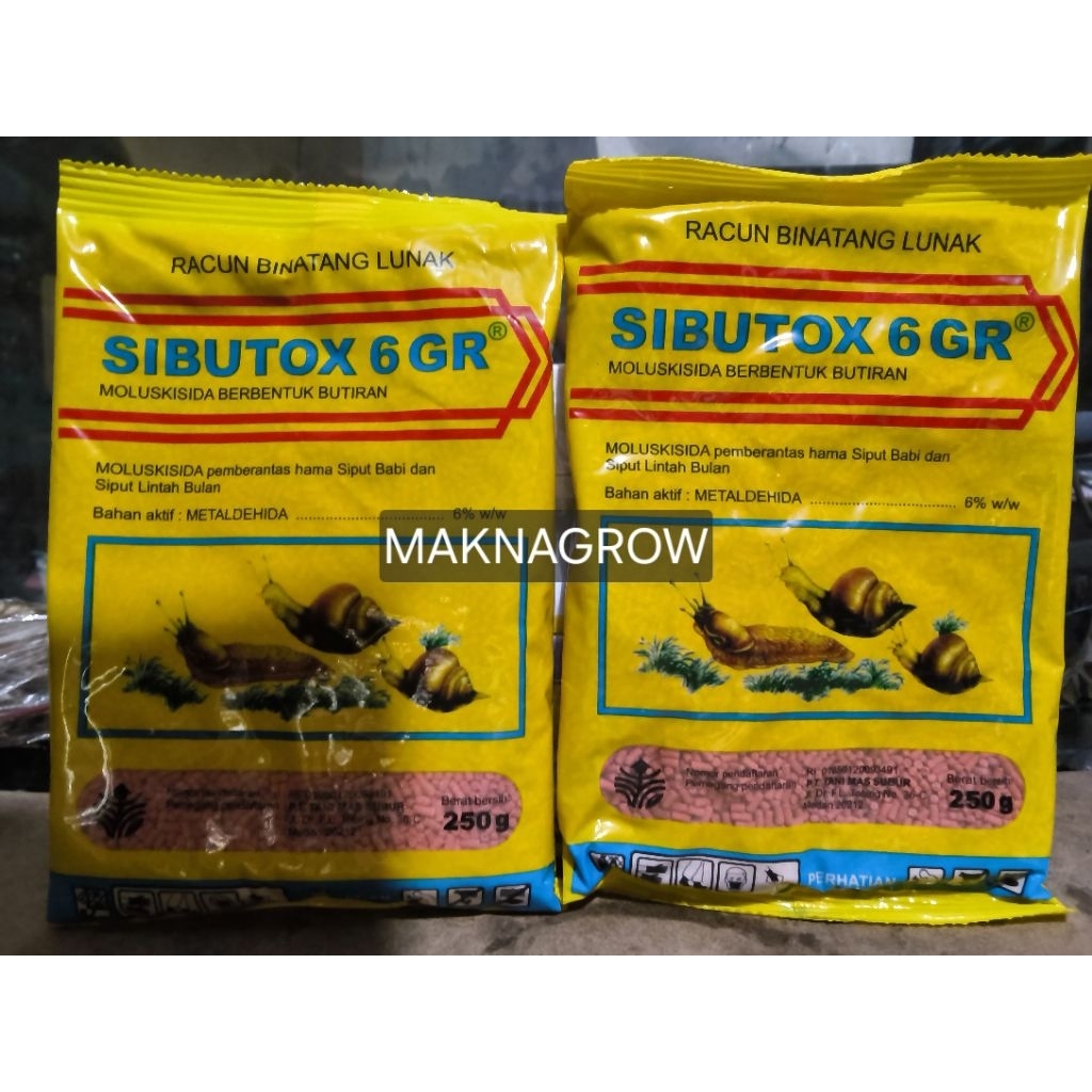 Moluskisida SIBUTOX 6 GR Racun siput keong 250 gr
