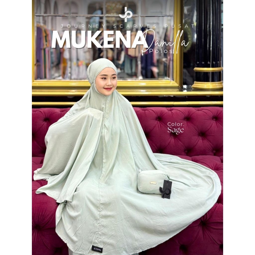 MUKENA POLOS DANILA BY JOURNEY SCARVES || MUKENA TRAVEL || Mukena jumbo