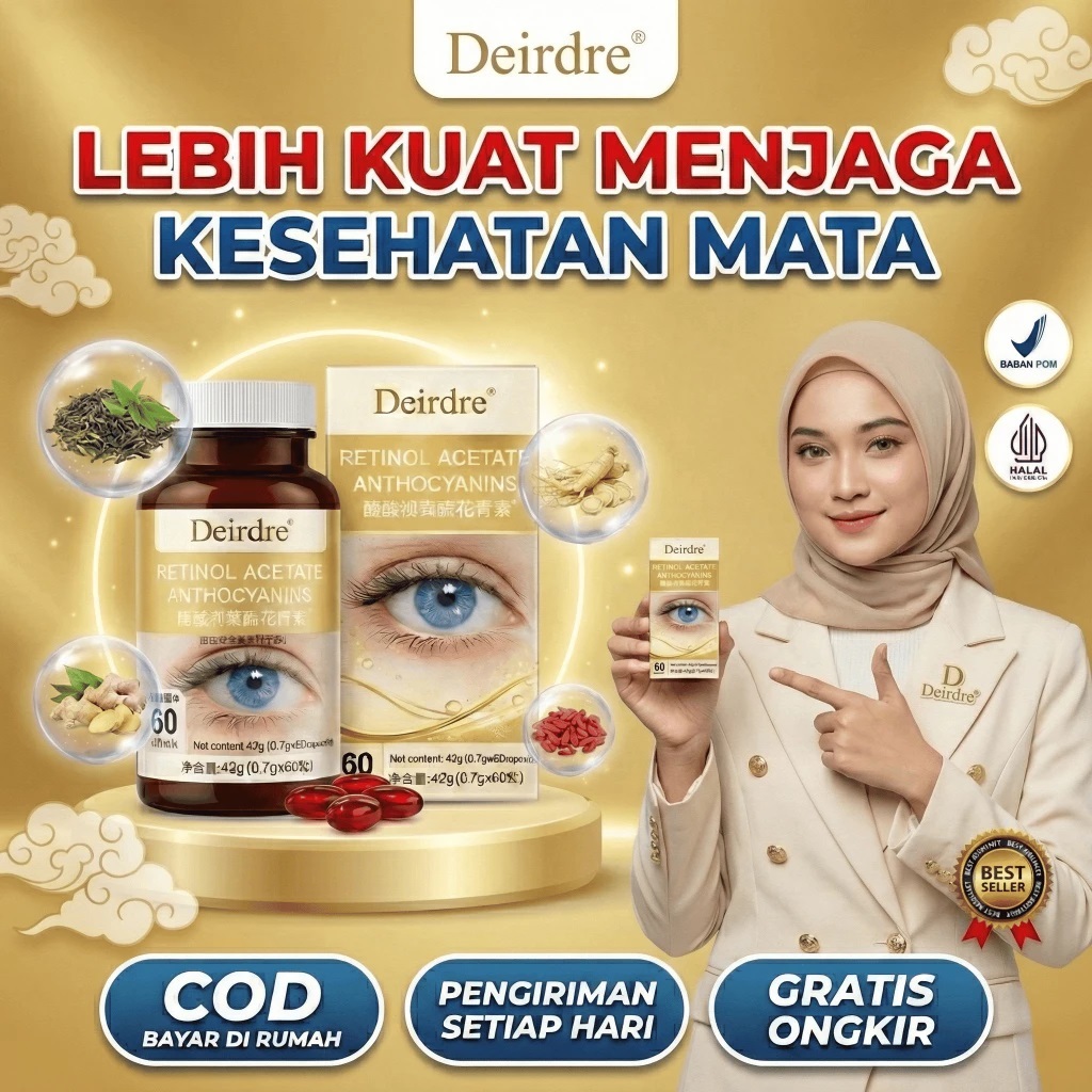 Deirdre Vitamin Mata Dewasa & Lansia 60 Kapsul