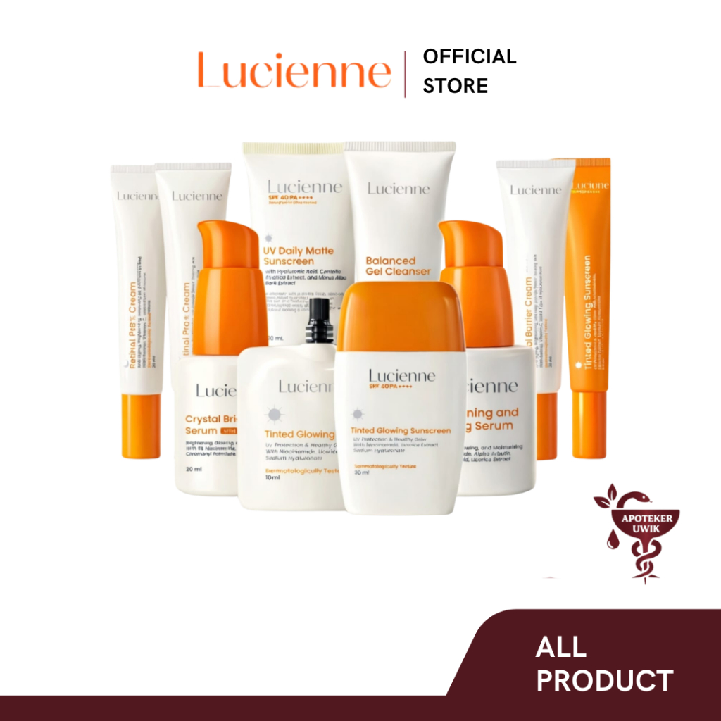 LUCIENNE - Tinted Glowing Sunscreen | Brightening and Glowing Serum | Retinol Lucienne All Product