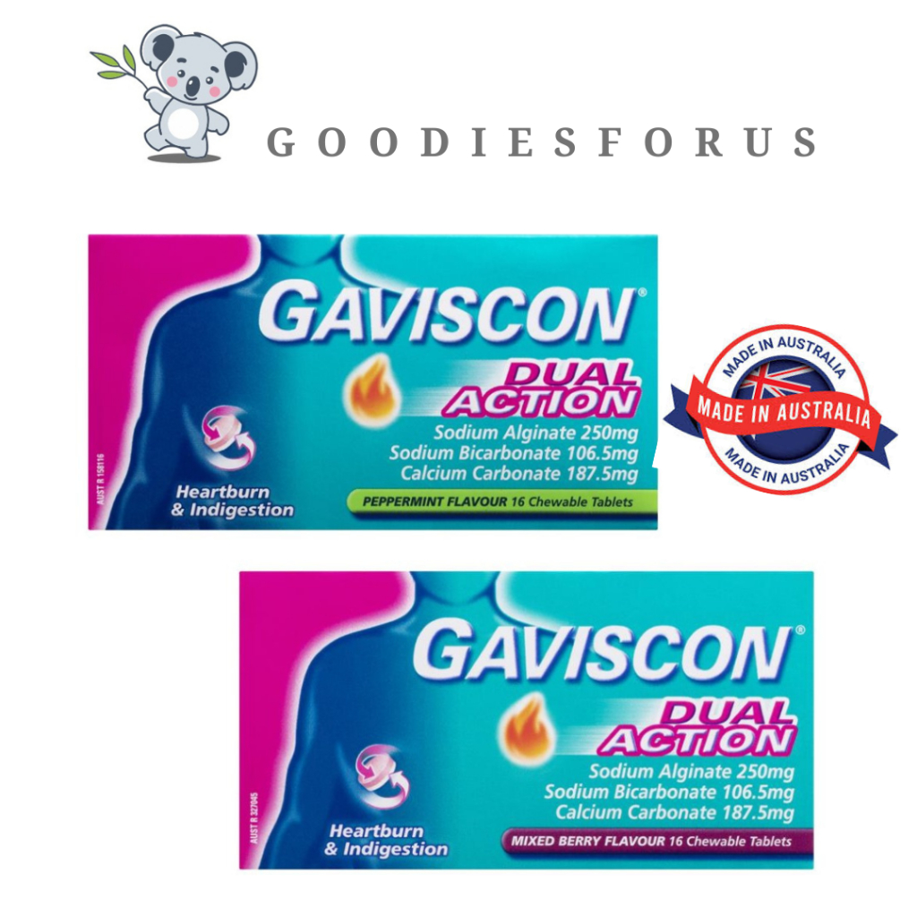 Obat Lambung Gaviscon isi 16 Tablet Kunyah/Obat Maag dan Gerd