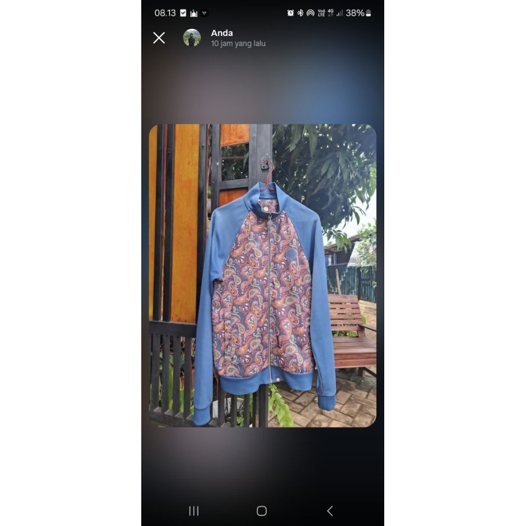 tracktop Prety Green size S euro