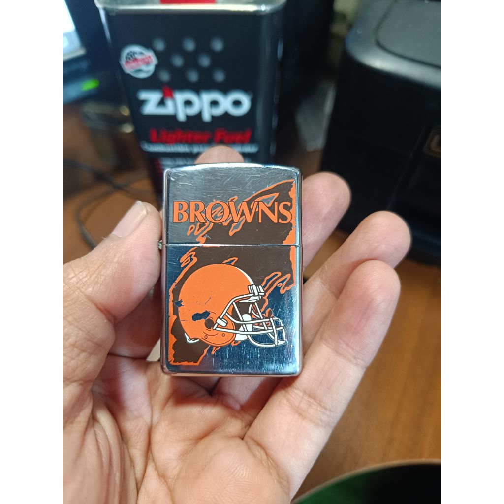 Zippo NFL Cleveland Browns 1997 Used