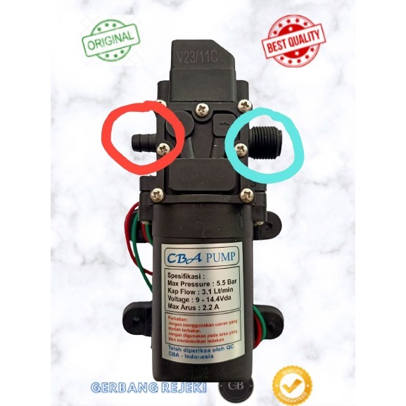 Dinamo Pompa untuk suku cadang Sprayer Elektrik CBA dan Sejenisnya