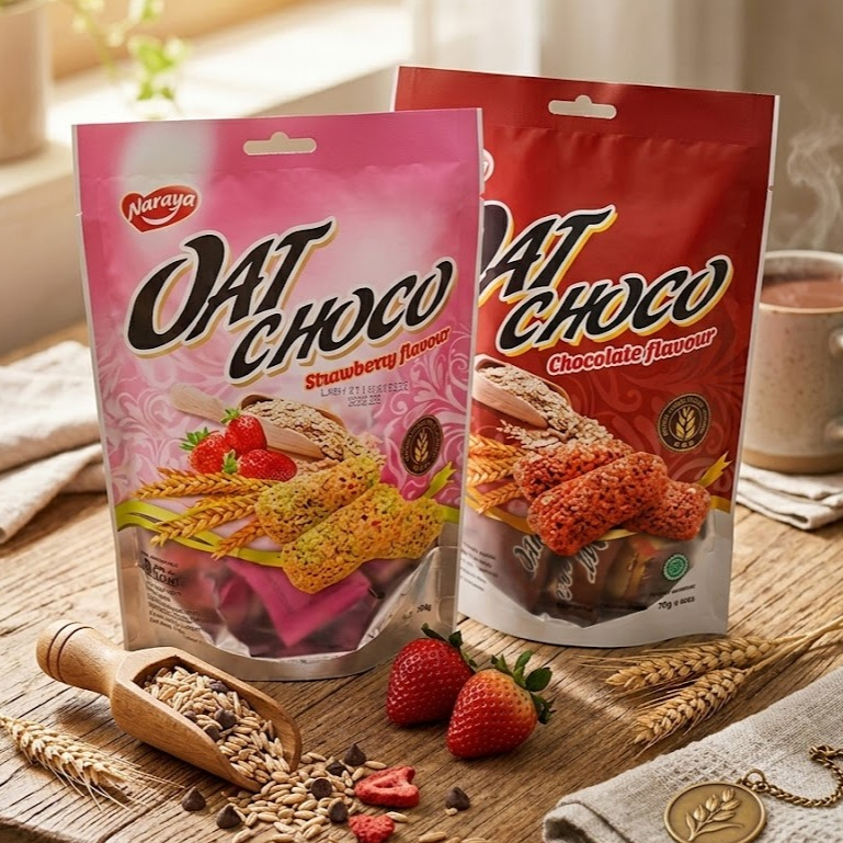 NARAYA OAT CHOCO 90GR / NARAYA OAT CHOCO 90GR / NARAYA OAT CHOCO 90GR STRAWBERRY