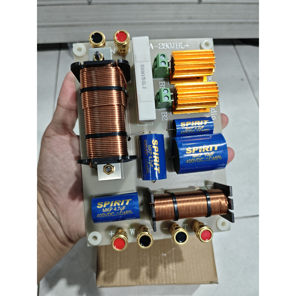 Cross Pasif Kit Crossover Pasif Audio Bennida JBL PA280 PA-280 JBL Plus JBL+ 2 WAY Low High Kualitas