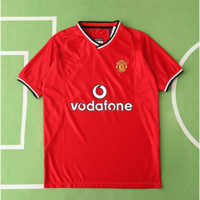Jersey Bola Retro Vintage MU Home 2000/2001 High Quality Import