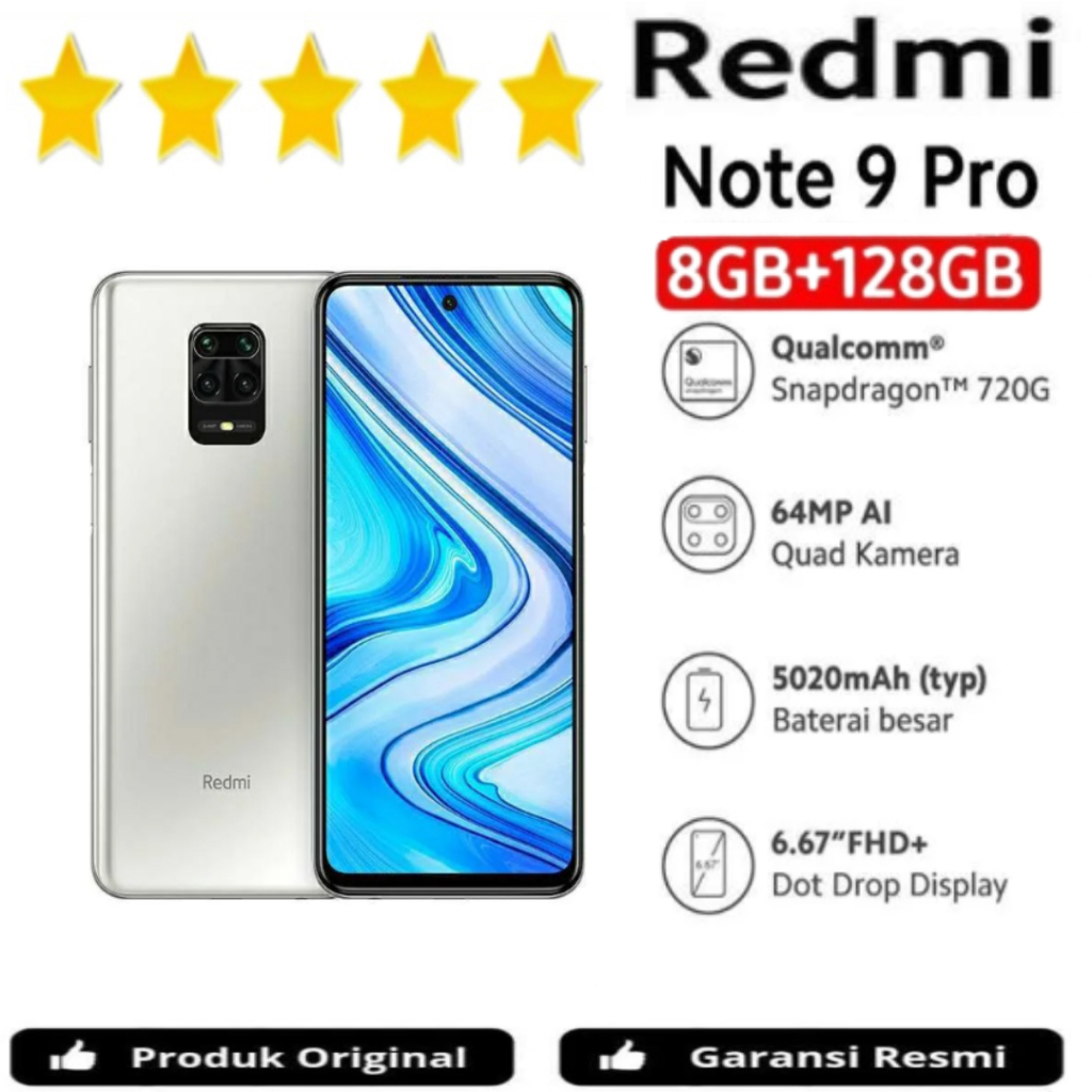 HP REDMI NOTE 9 PRO 8GB/128GB ORIGINAL