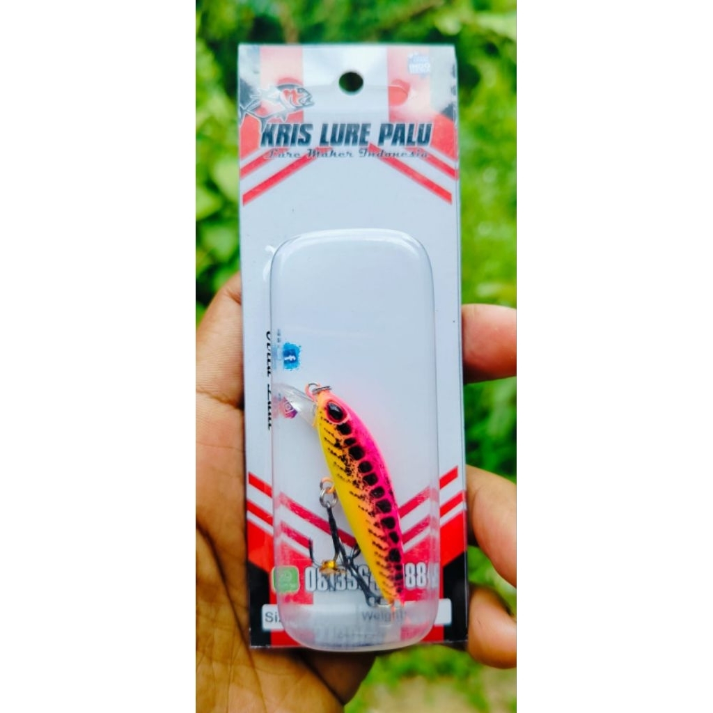 Umpan Pancing minnow Gomoku berat 6 gr panjang 5 cm sinking
