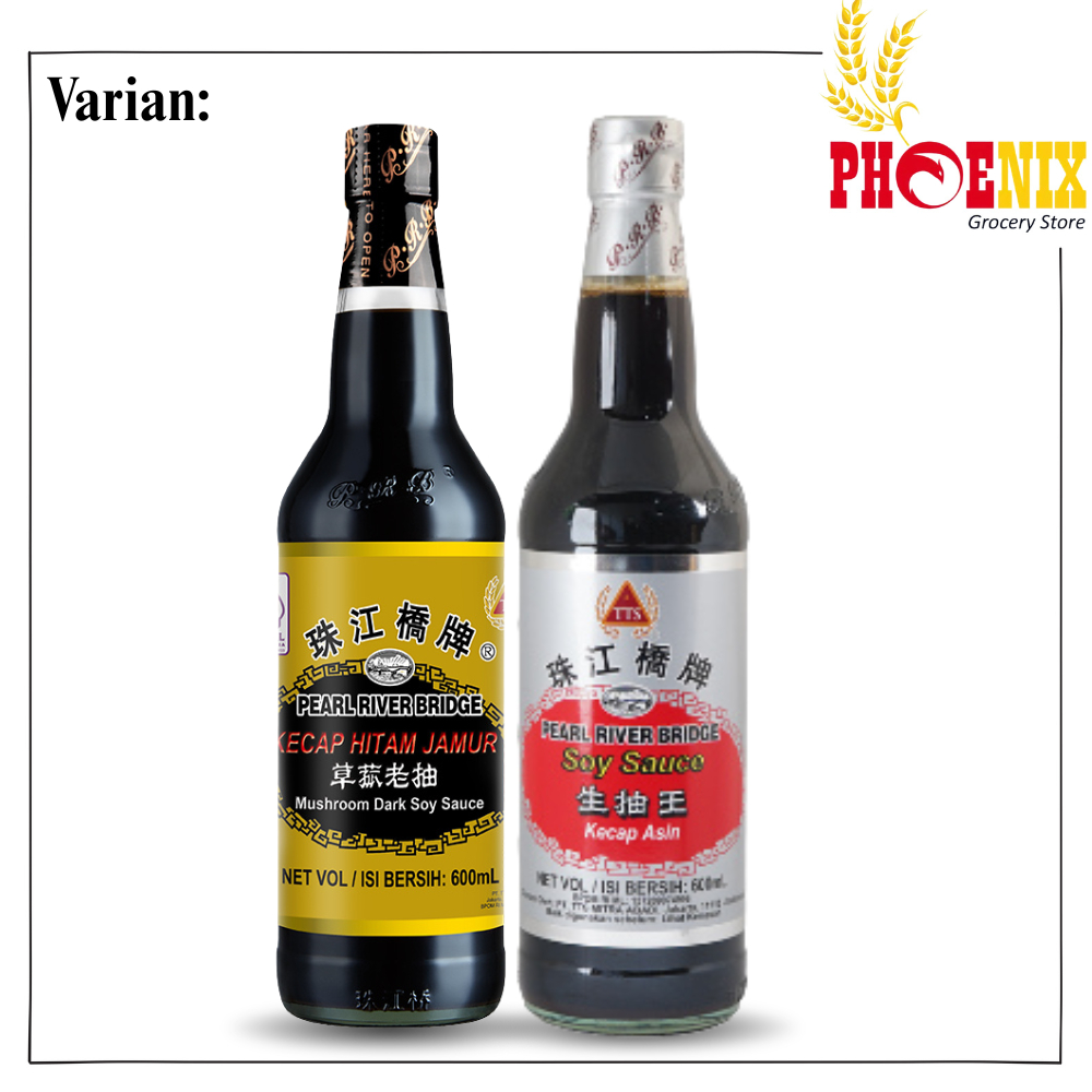 Pearl River Bridge All Varian – Kecap Asin Premium / Kecap Hitam Jamur 1 botol 600ml