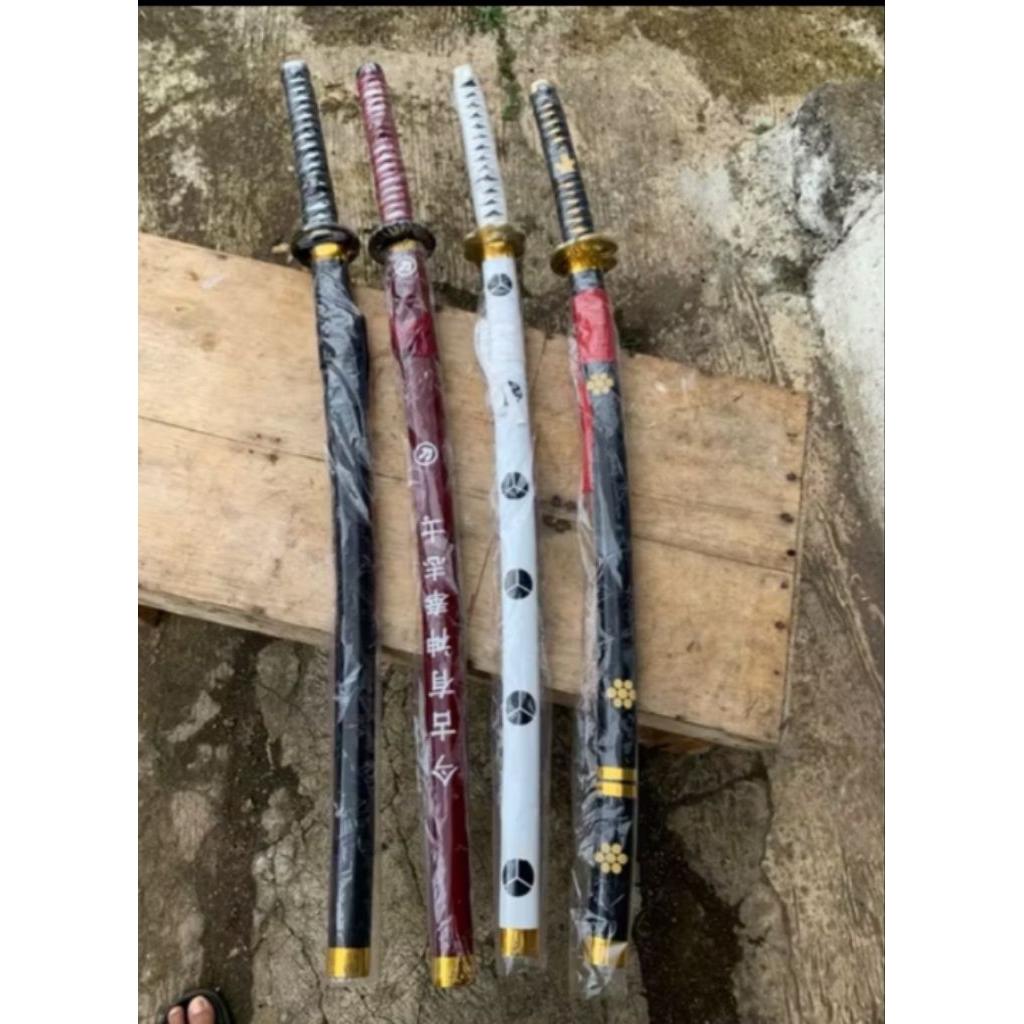 Properti cosplay pedang Japan katana / Aksesoris Kustom & Panjangan dekorasi