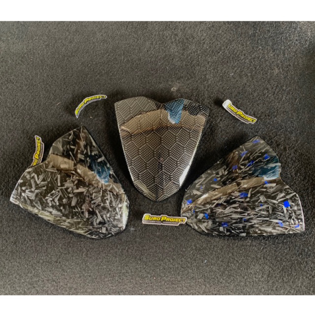 Visor mx king v2 carbon tameng depan mx king v2 karbon