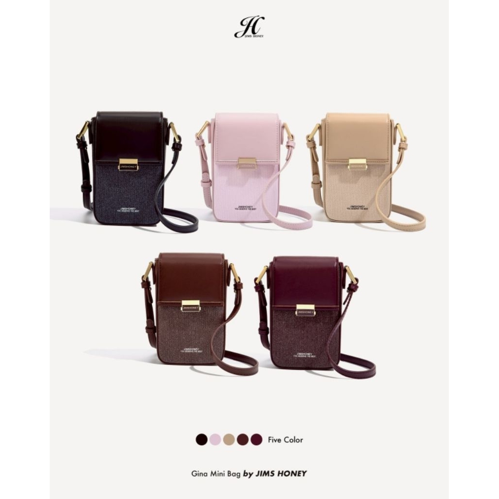 GINA MINI BAG JIMS HONEY|TAS SLEMPANG KECIL WANITA