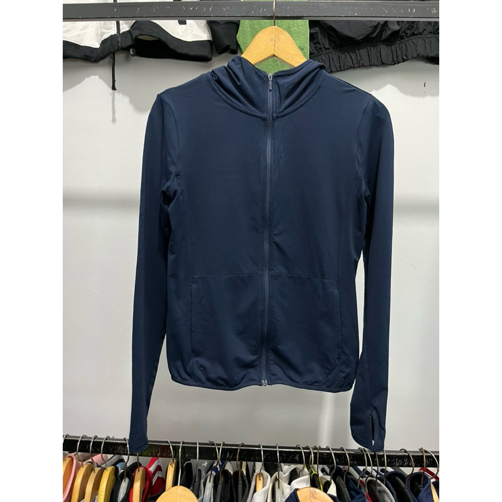 Uniqlo AIRIsm Jacket Mesh Hoodie Proteksi Anti UV