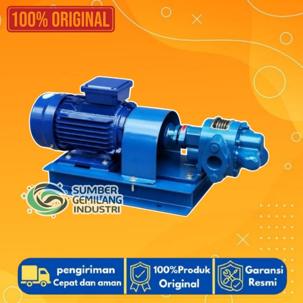 Pompa Oli Gear Pump RK 83.3Liter/Menit 2,2kw 3hp 380v
