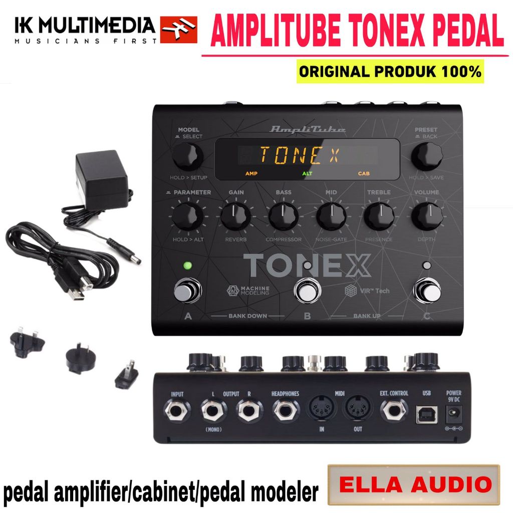 k Multimedia Amplitube Tonex Pedal Amp Modeling USB