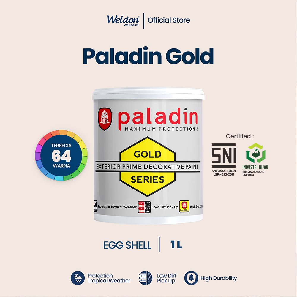 Paladin Gold - Cat Tembok Eksterior Premium (1L)