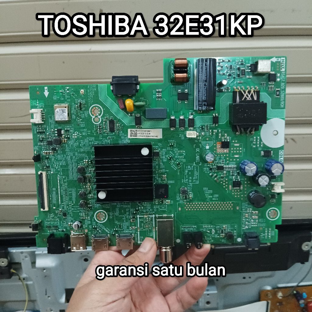 MAINBOARD TOSHIBA 32E31KP MB - MOBO - MODUL - MOTHERBOARD MESIN TV LED