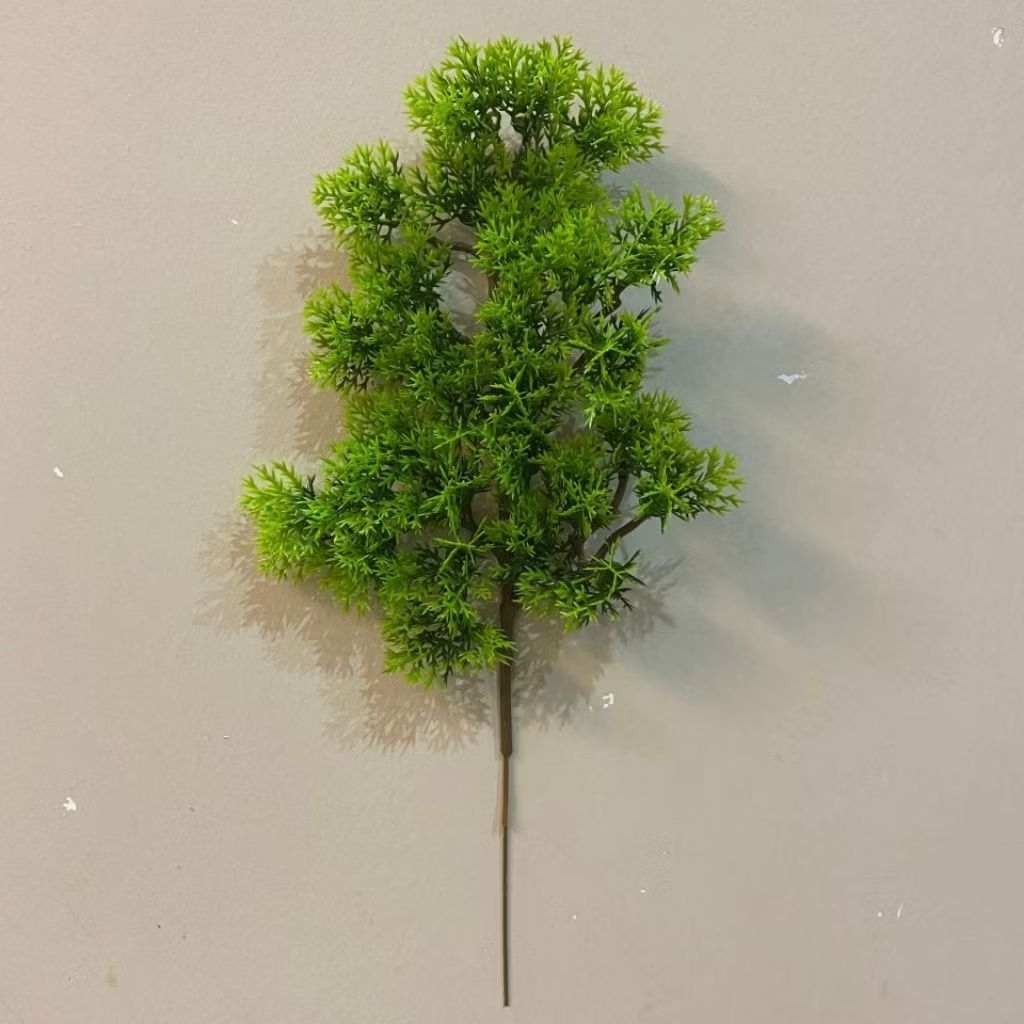 Daun Pinus Artificial/Daun bonsai cemara/Tanaman plastik hias daun cemara bonsai palsu artificial de