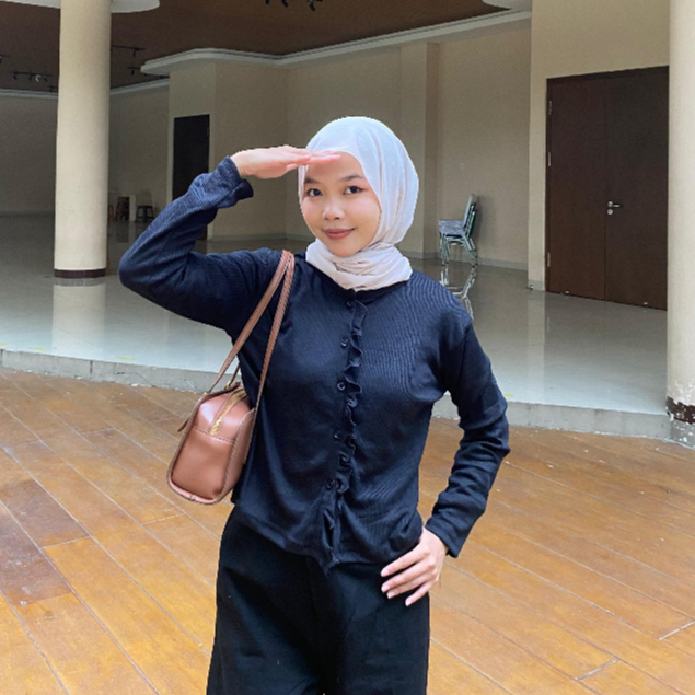 grosir_solo || CARDIGAN RUFFLE CROP / CARDIGAN REMPEL KANCING OUTER ATASAN WANITA