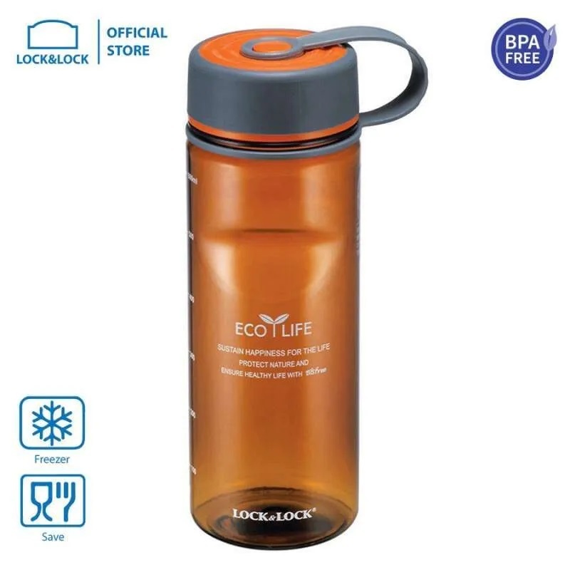 LOCK N LOCK EcoLife Water Bottle Tritan Botol Air Minum 650ml BPA Free