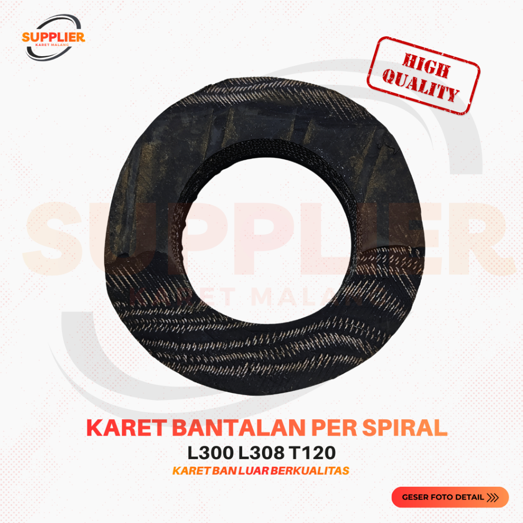 Karet Tatakan Bantalan Per Spiral / Keong L300 T120 Karet Support L300 / Ganjel Per Belakang / Tatak