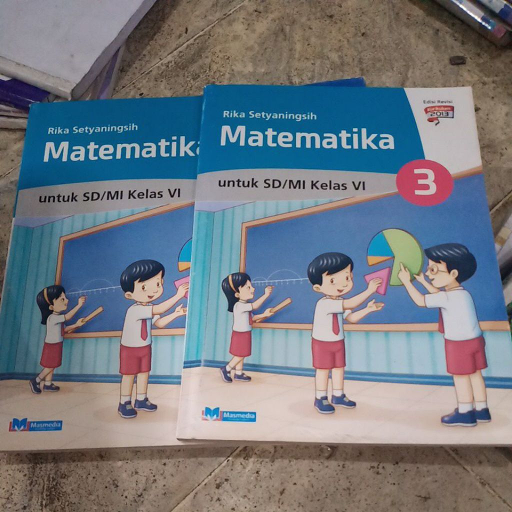matematika untuk kelas 6 SD masmedia ORIGINAL BEBAS CORETAN