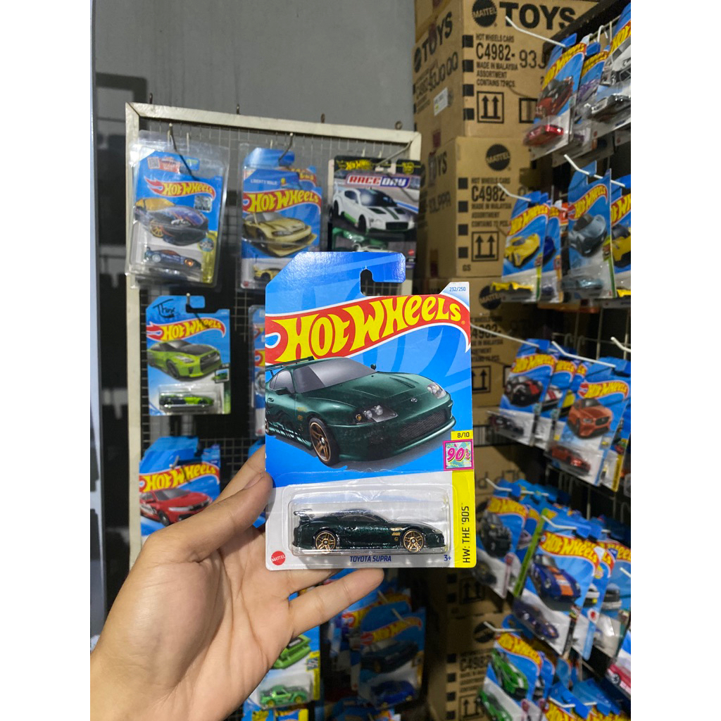 hotwheels supra hijau japan card
