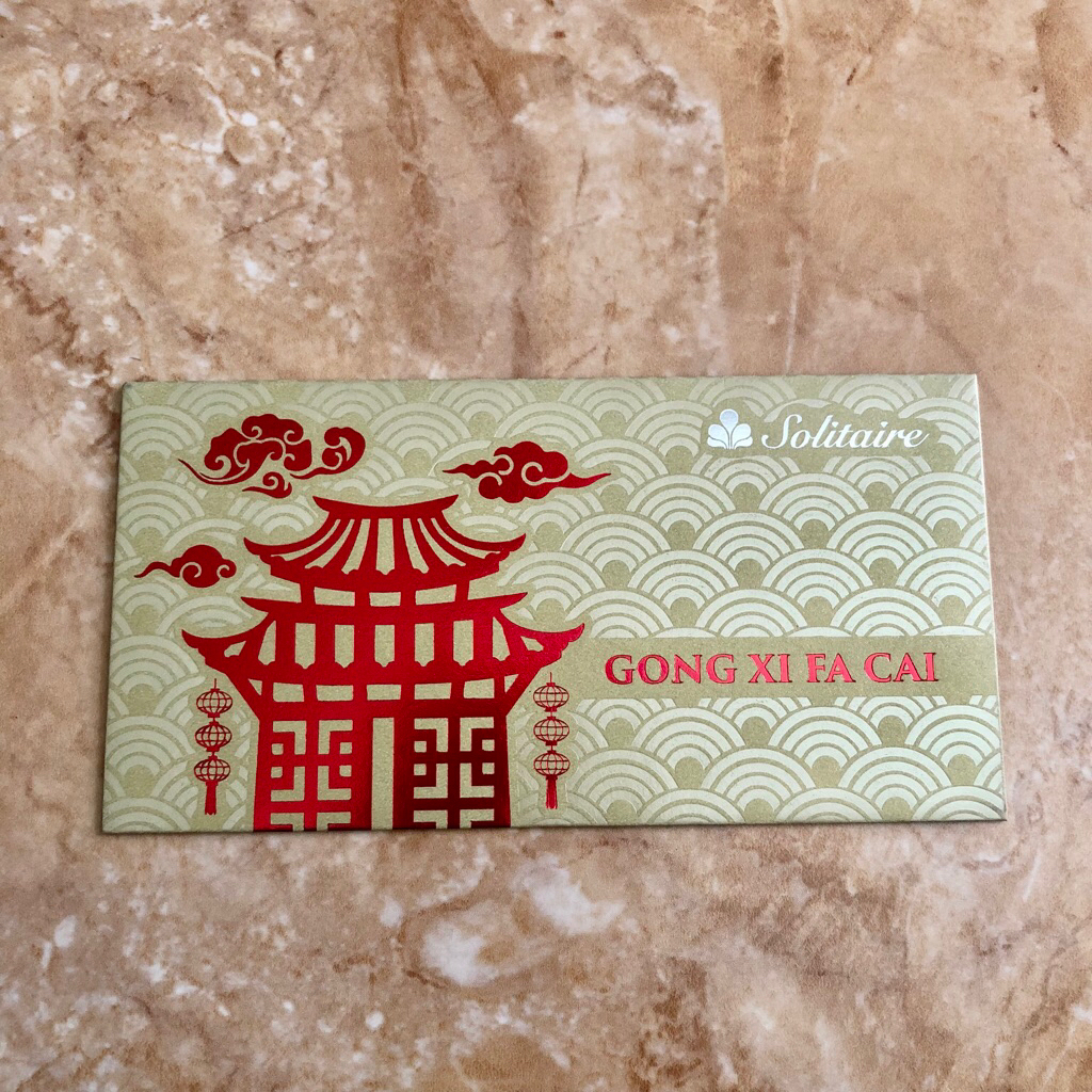 Angpao Imlek BCA Solitaire Prioritas 1 Lembar