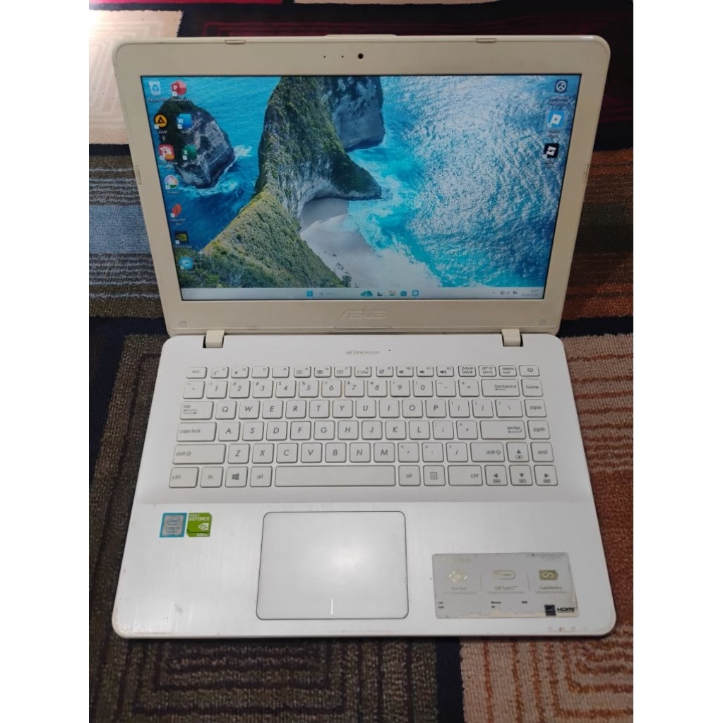 LAPTOP ASUS VIVOBOOK 14 SLIM i5 SSD DUAL VGA NVIDIA MX SEKOLAH KULIAH KERJA KANTOR