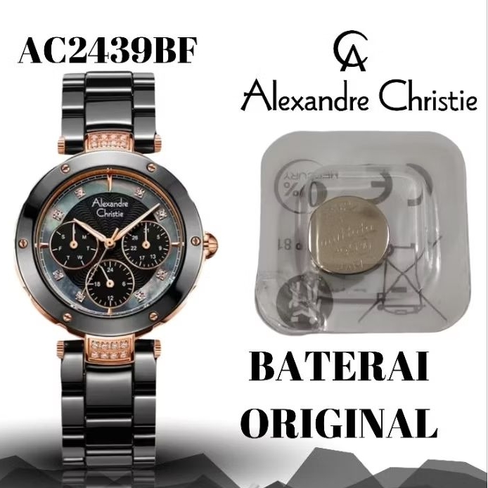 Baterai jam ALEXANDRE christie original AC2439BF