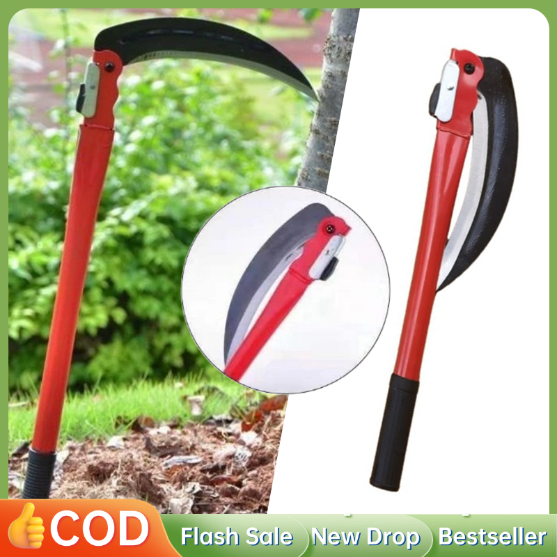 Alat Penyiangan Rumput Portable Alat Rumput Kebun Pemotong Rumput Manual Alat Potong Rumput Collapsi