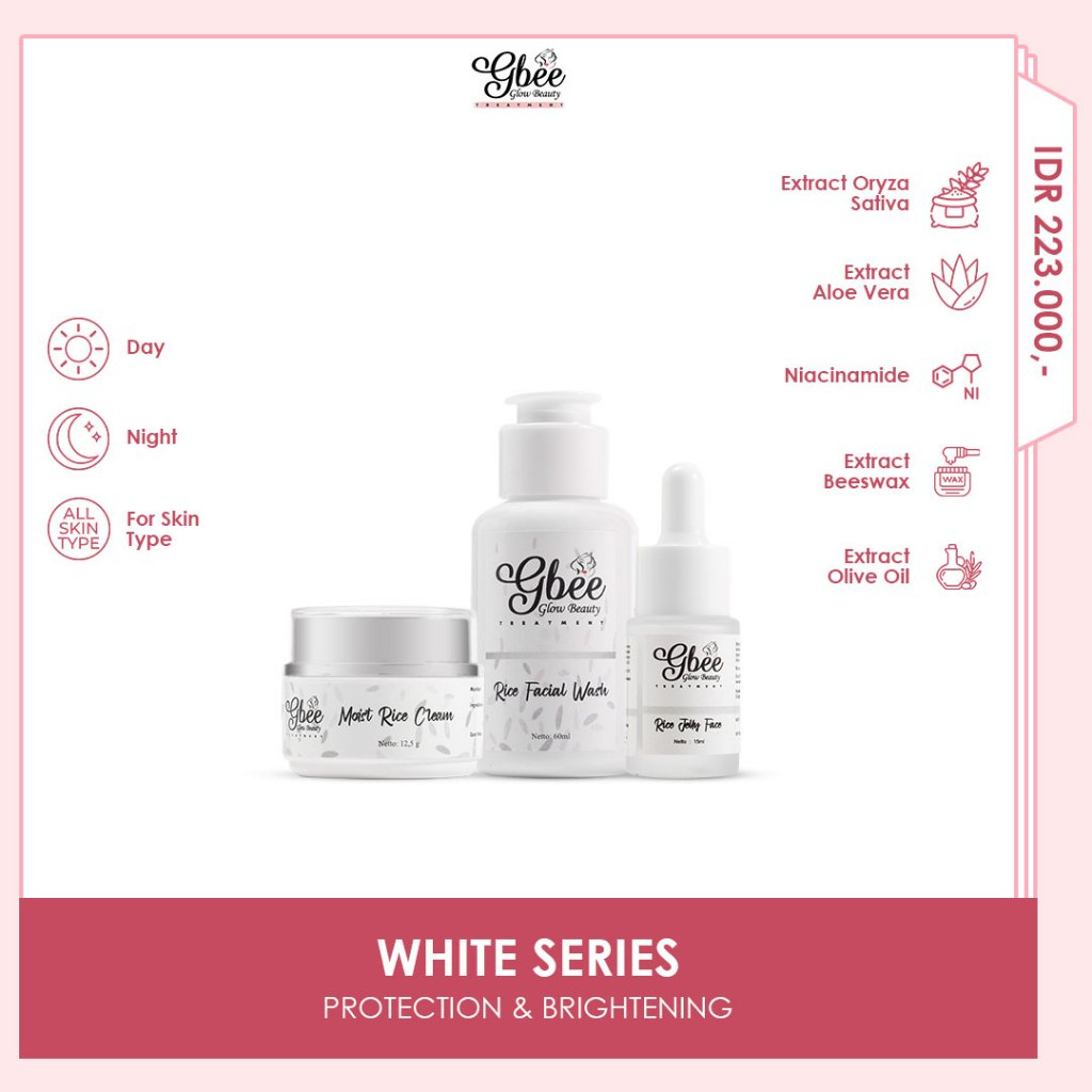 Gbee Glow Beauty White Series: Your Ultimate 7-Day Skincare Routine for Radiant, Crystal Clear & Glo