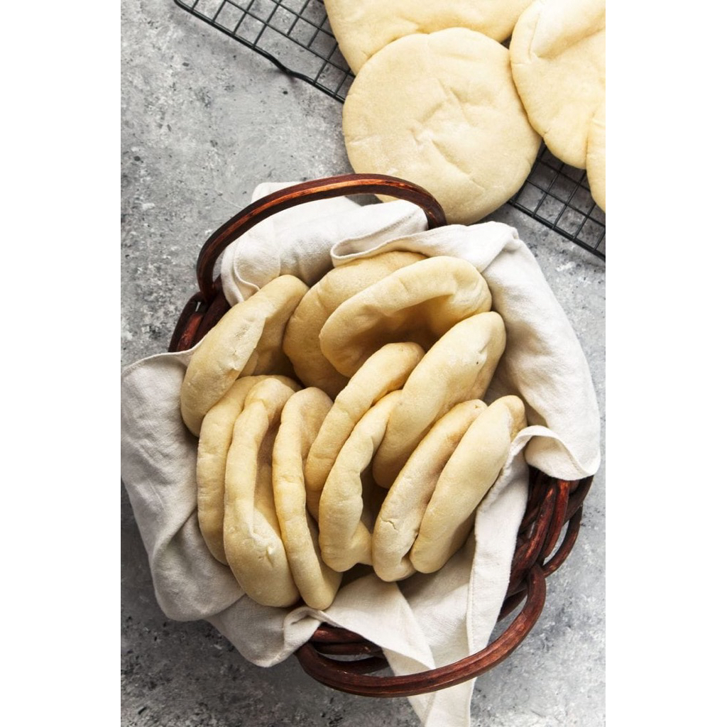 ROTI KHUBZ ROTI KHUBUS ROTI ARAB KHUBOS PITA BREAD ROTI PITA isi 5 pcs