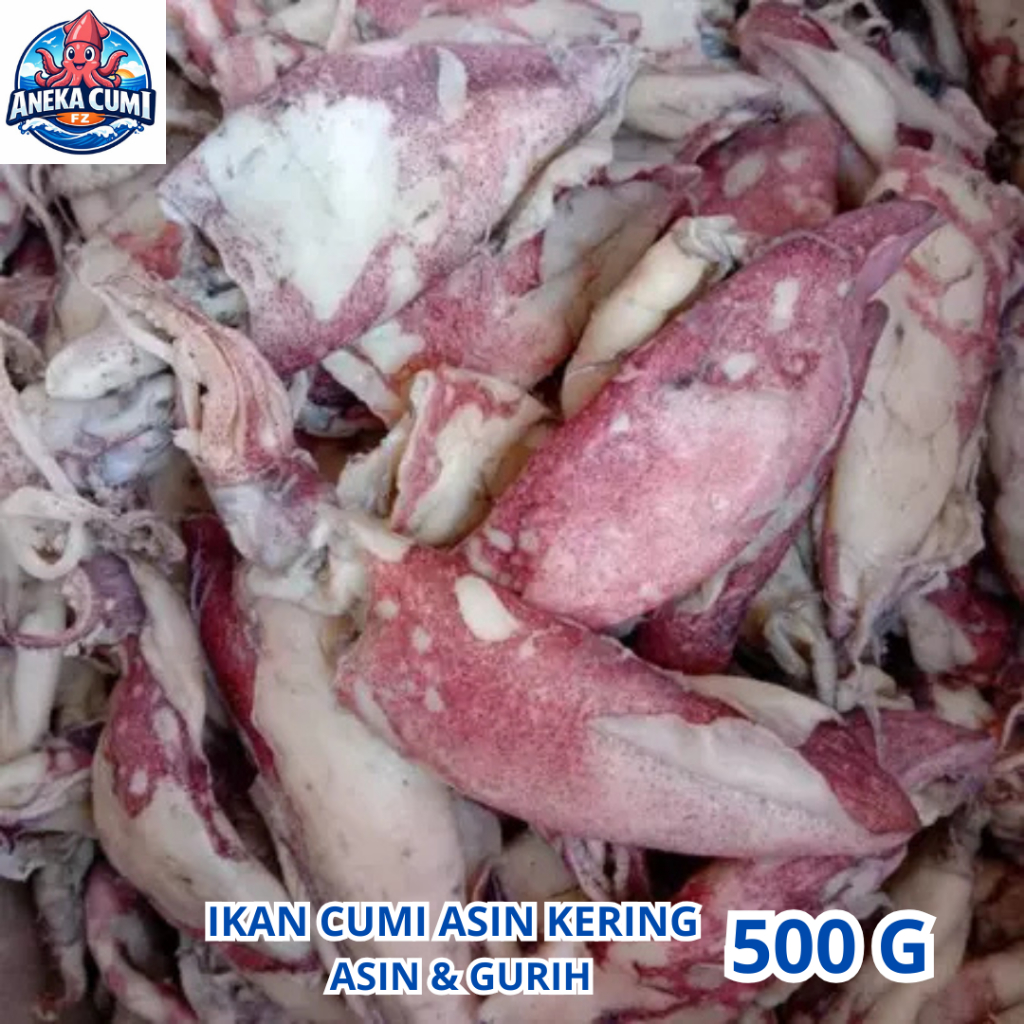 Cumi Asin Kering 500 Gram Murah Ikan Asin Cumi Kering / Khas Rembang Gread A