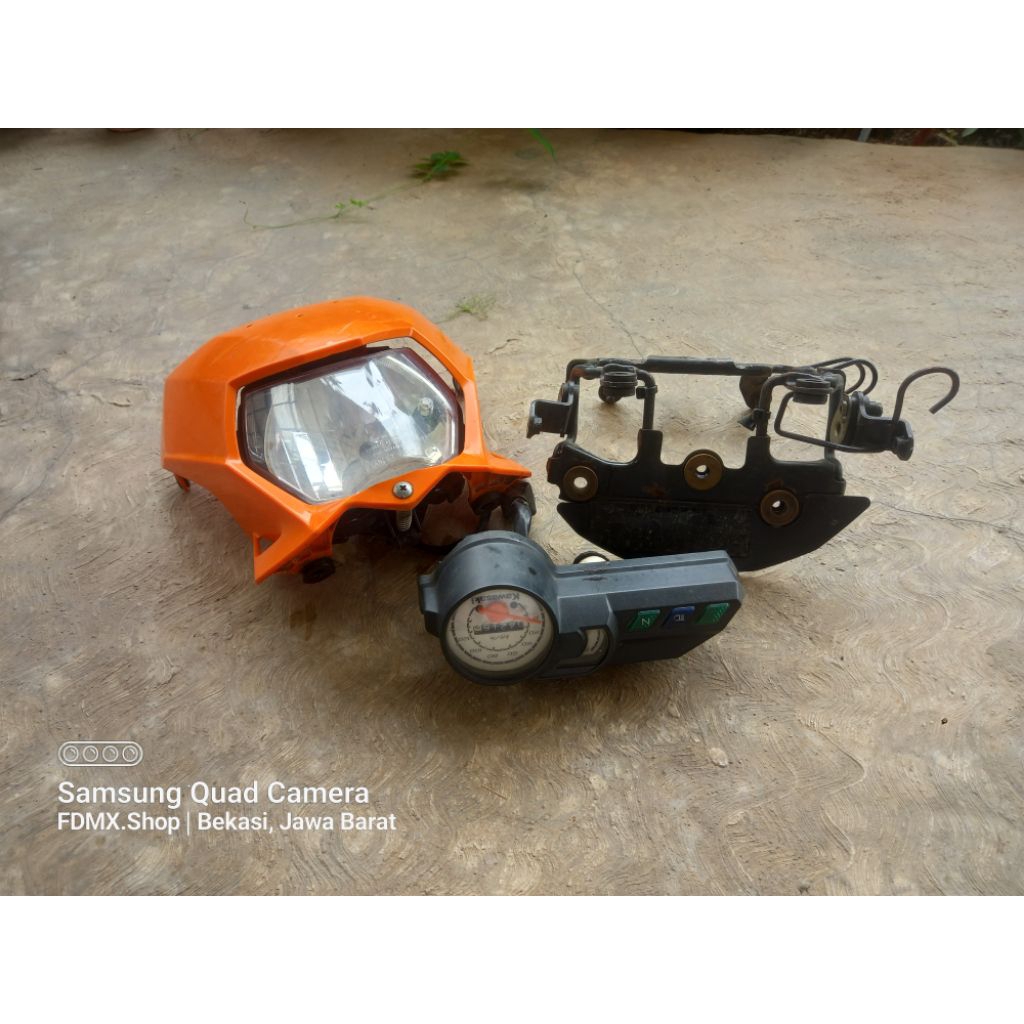 Batok headlamp spido breket KLX BF original Copotan