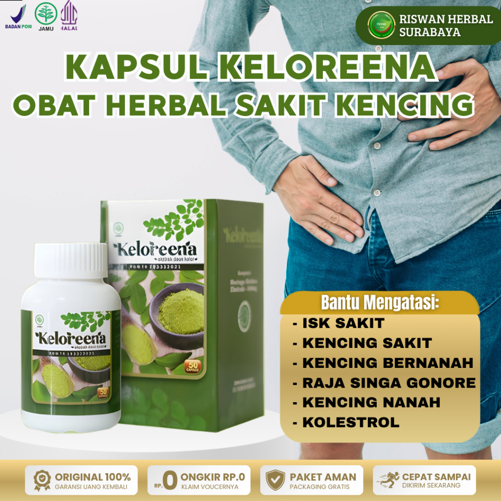 Obat Sering Kencing Terus Menerus Sakit Prostat Beser Sakit Buang Air Kecil ISK Keloreena