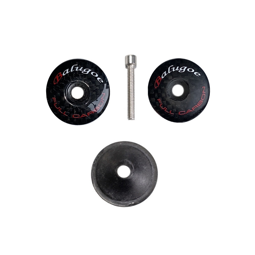 Balugoe Tutup Stem Carbon Top Cap Carbon Tutup Headset stem Carbon Sepeda